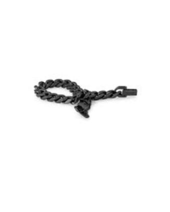 Joyerías Bizzarro Pulsera de acero en color negro brillante para caballero oferta