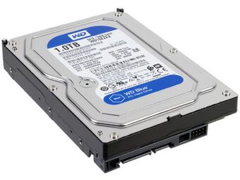 Disco duro western digital blue de 1tb, 64mb caché, 7200 rpm, sata iii (6 gb/s).
