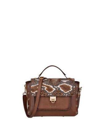Cuadra Bolso de mano en piel genuina de pitón. oferta