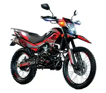 Motocicleta vento cross max 200 200 cc negro / roj