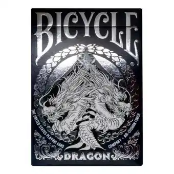 Novelty baraja poker bicycle dragón caja cartón 2195