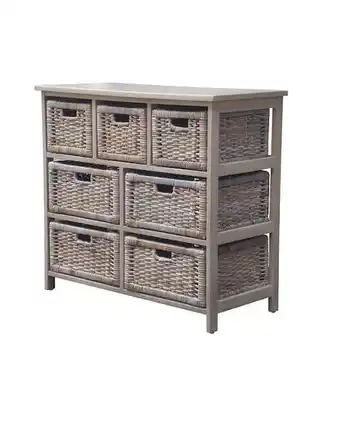 Liverpool Cajonera haus magohany gris oferta