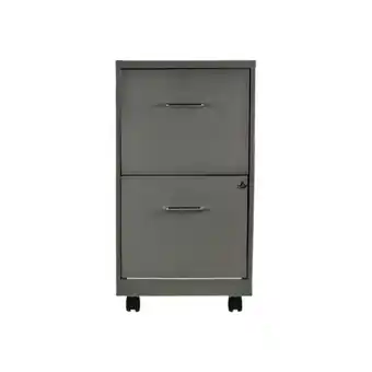 Muebles Dico Archivero 2 gavetas con ruedas igor metal gris oferta