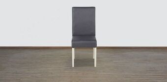 Silla tapizada niza gris vintage