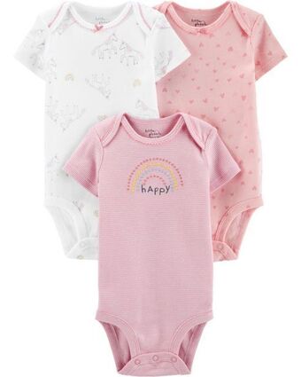 Carter's Paquete de 3 pañaleros de algodón orgánico carter's little planet oferta