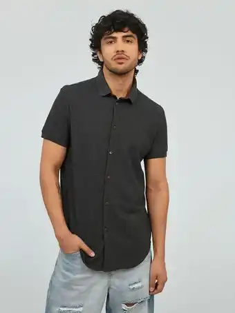 Cuidado con el Perro Camisa piqué manga corta oferta