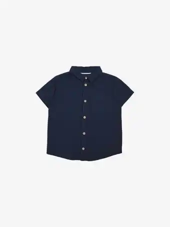 Cuidado con el Perro Camisa básica azul marino oferta