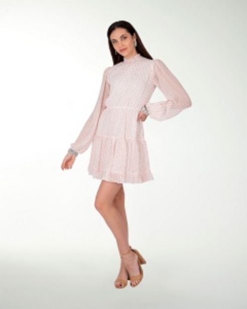 Casual lz vestido estampado cuello alto manga larga oferta en Liz Minelli Casual lz vestido estampado cuello alto manga larga oferta en Liz Minelli