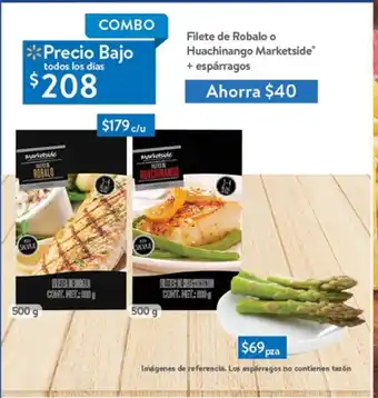 Walmart Express Filete de Robalo o Huachinango Marketside oferta