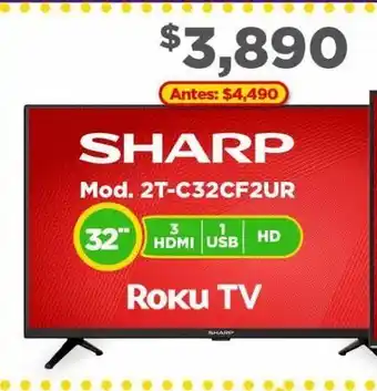 Bodega Aurrerá Smart tv 32" roku oferta