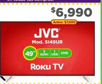 Bodega Aurrerá Smart tv 49" roku oferta