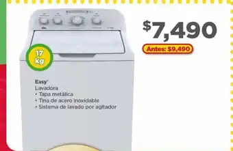 Lavadora easy 17kg