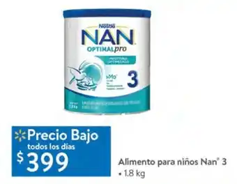Walmart Express Alimento para niños Nan 3 1.8 kg oferta