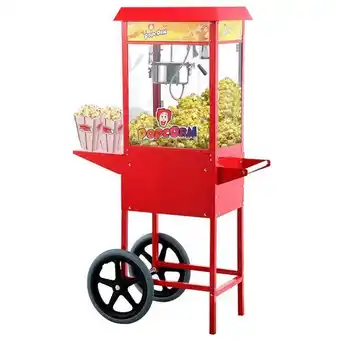 Maquina palomitas 8 oz carrito comercial 11200w palomera profesional