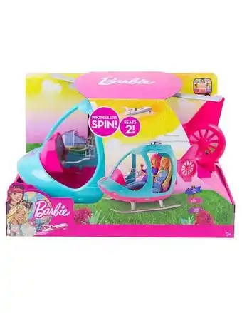 Muñeca barbie helicóptero