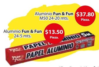 Zorro Aluminio Fun & Fun 24-5mts. oferta