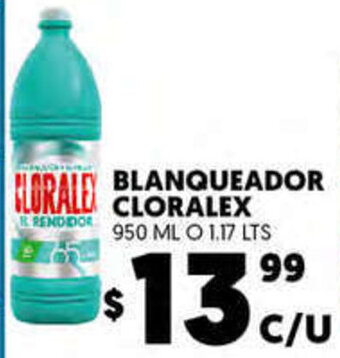 Merco Blanqueador Cloralex 950 ml o 1.17 lts oferta