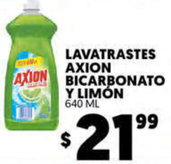 Merco Lavatrastes Axion Bicarbonato Y Limon 640 ml oferta