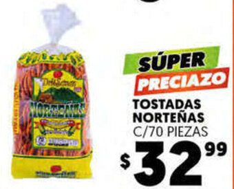 Merco Tostadas Norteñas c/70 Piezas oferta