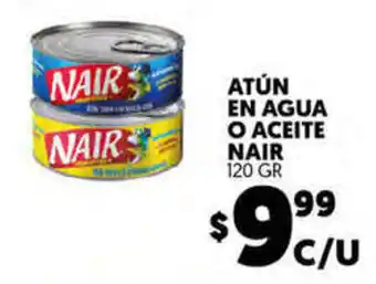 Merco Atun En Agua o Aceite Nair 120 gr oferta