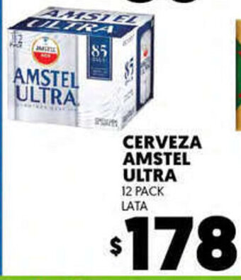 Merco Cerveza Amstel Ultra 12 Pack Lata oferta