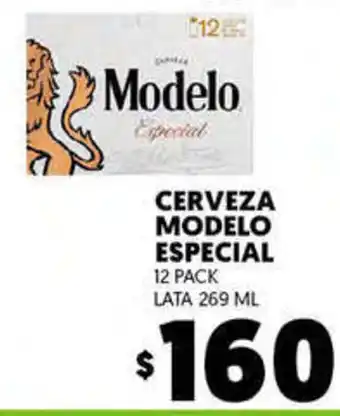 Cerveza Modelo Especial 12 Pack Lata 269 ml