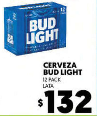 Merco Cerveza Bud Light 12 Pack Lata oferta