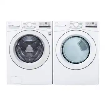 Sam's Club Combo de lavadora y secadora lg 20 kg blanco oferta