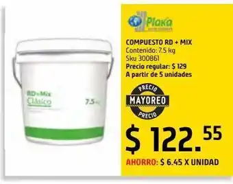 Compuesto rd+mix cub 7.5kg