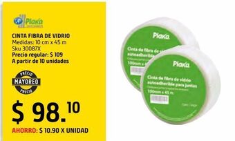 Sodimac Homecenter Cinta fib de vid e 10cmx45m oferta