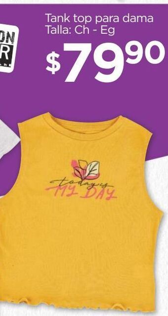 Chedraui Tank top para dama talla ch-eg oferta