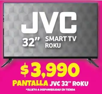 Soriana Express Pantalla JVC 32" RoKu oferta