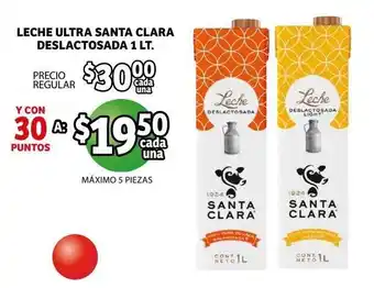 Leche Ultra Santa Clara Deslactosada 1 lt
