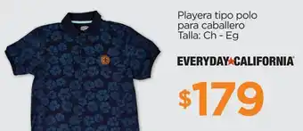 Chedraui Playera polo para caballeto talla ch-eg everyday california oferta