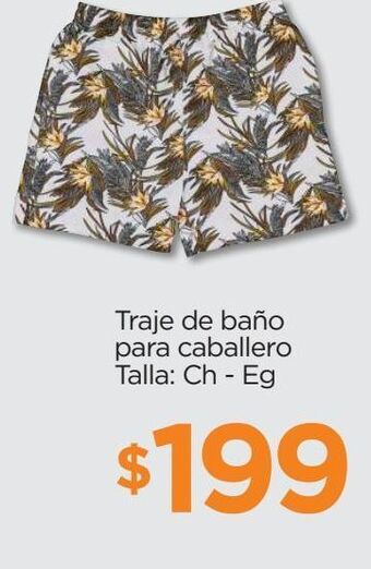 Chedraui Traje de baño para caballero talla ch-eg oferta
