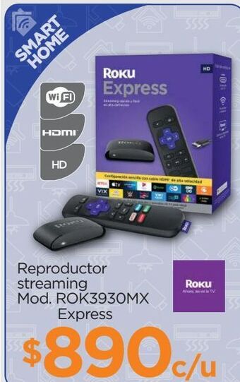 Reproductor streaming roku