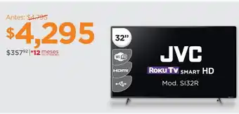 Smart tv jvc 32"
