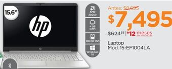 Chedraui Laptop hp 15.6" oferta