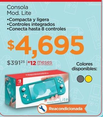 Chedraui Consola mod. lite oferta