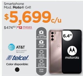 Smartphone motorola 6.4"