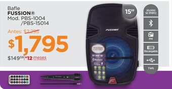 Chedraui Bafle fussion oferta