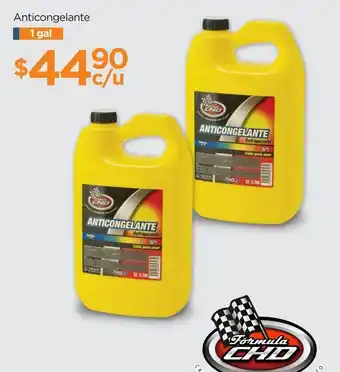 Chedraui Anticongelante 1 galón oferta