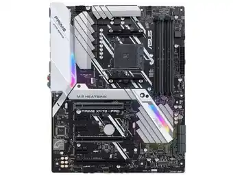 PCEL T. madre asus prime x470-pro, chipset amd x470, soporta: procesador amd ryzen de 2ª gen/7ª gen a-series/athlon, memoria: ddr4 oferta