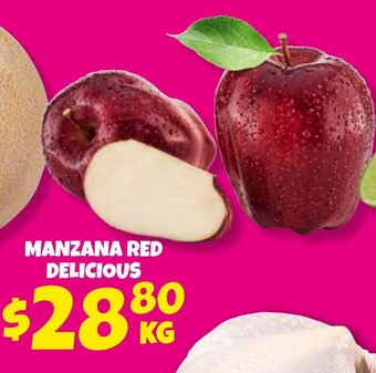 Soriana Híper Manzana Red Delicious oferta