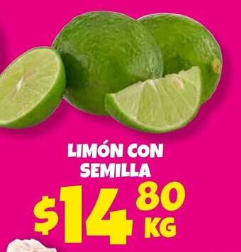 Soriana Híper Limon Con Semilla oferta