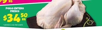 Soriana Híper Pollo Entero Fresco oferta