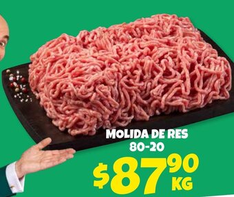 Soriana Híper Molida de Res 80-20 oferta