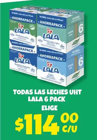 Soriana Híper Todas Las Leches UHT Lala 6 Pack oferta