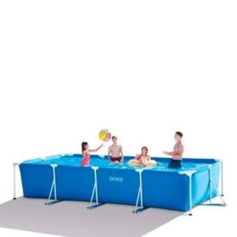 Alberca rectangular intex 4.5m x 2.2m x 84cm