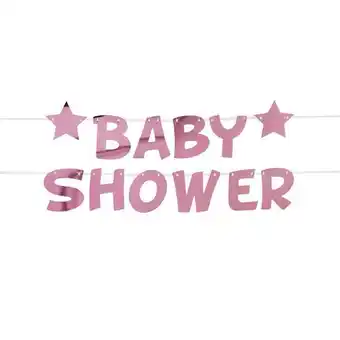 Guirnalda para baby shower niña